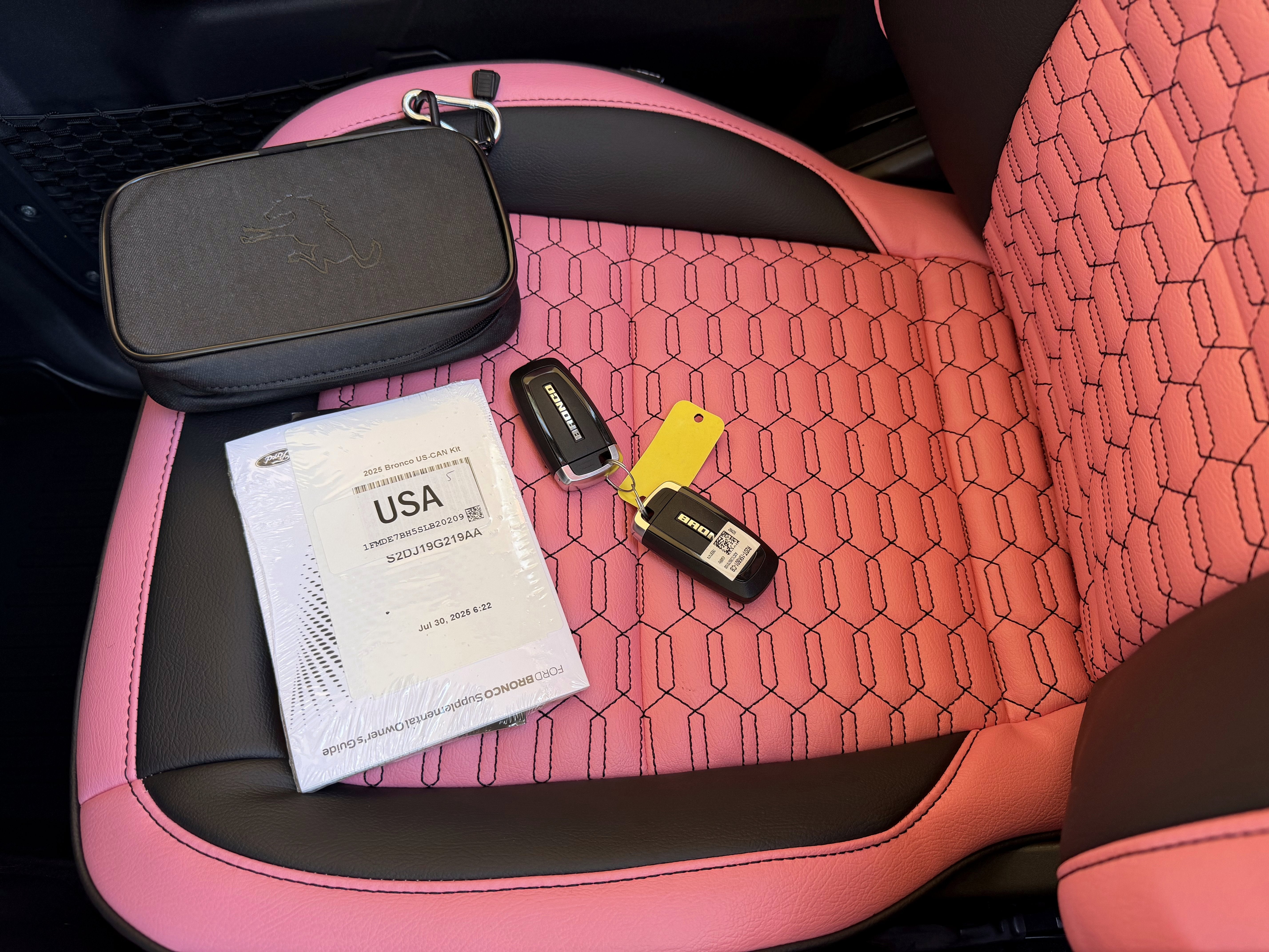 2025 Ford Bronco Pink Custom Lifted Hard Top Big Bend