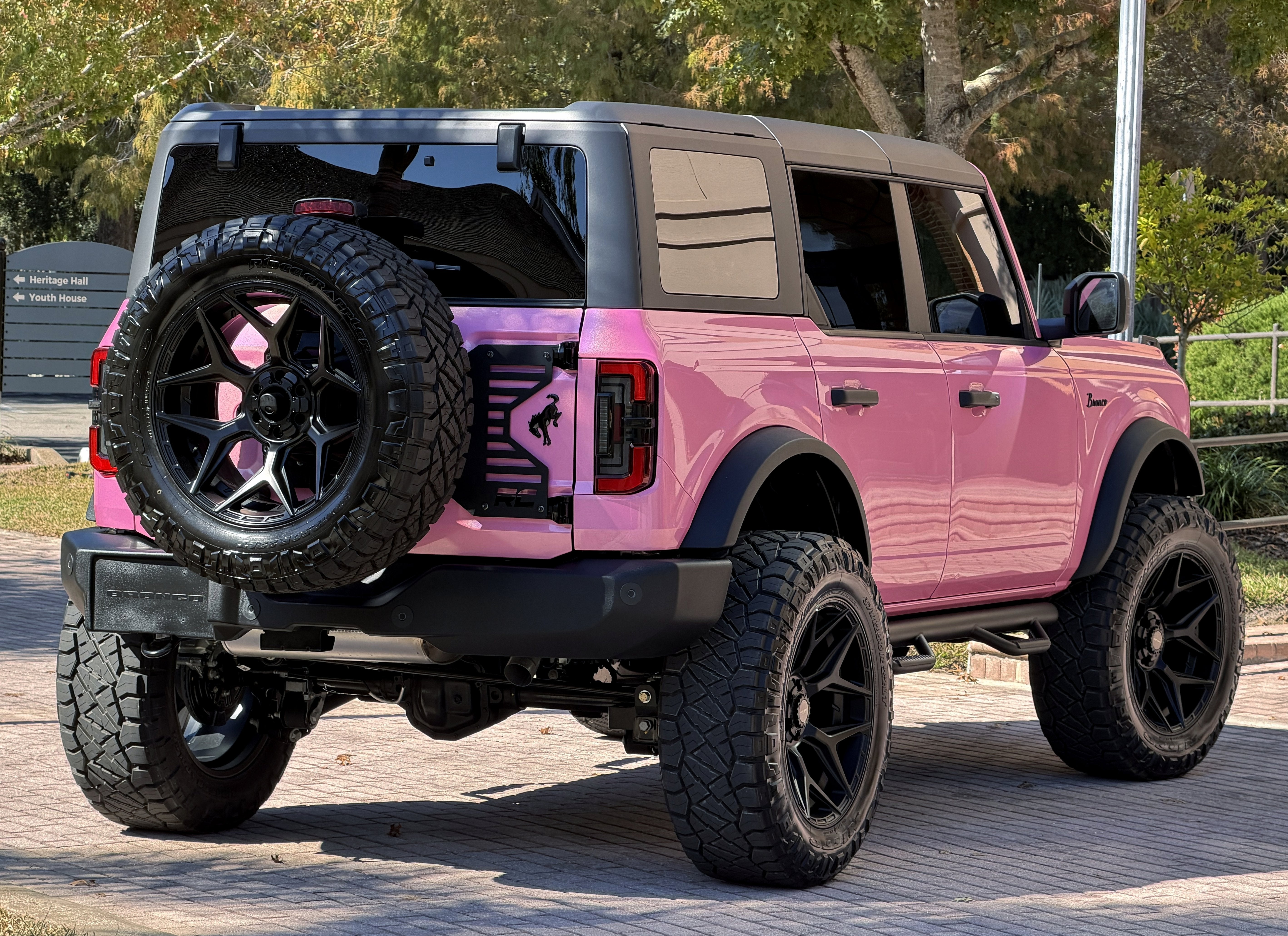 2025 Ford Bronco Pink Custom Lifted Hard Top Big Bend