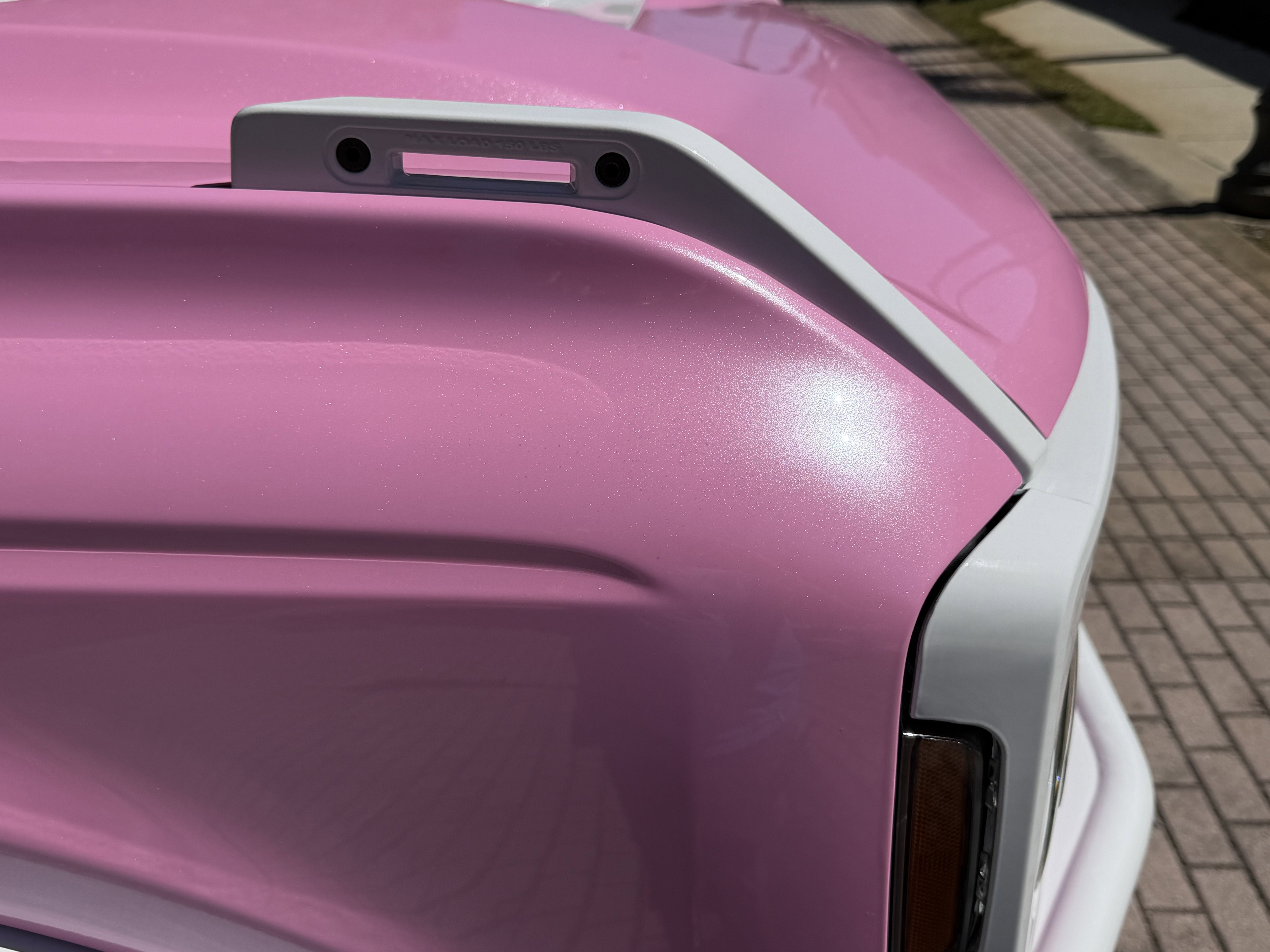 2025 Ford Bronco Pearl Pink Outer Banks Retro Hard Top Custom Lifted