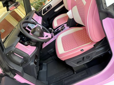 2025 Ford Bronco Pearl Pink Outer Banks Retro Hard Top Custom Lifted