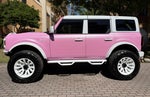 2025 Ford Bronco Pearl Pink Outer Banks Retro Hard Top Custom Lifted