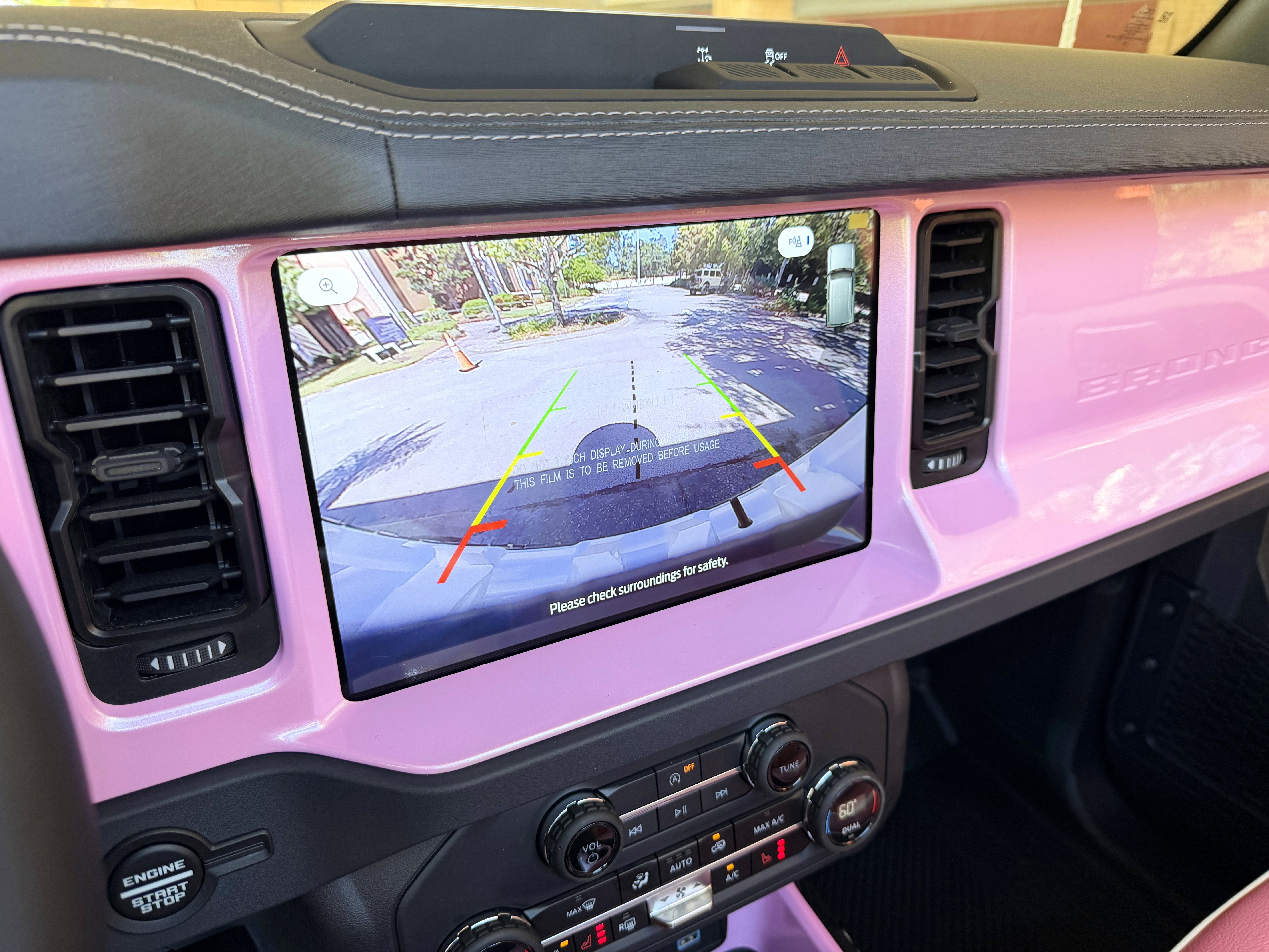 2025 Ford Bronco Pearl Pink Outer Banks Retro Hard Top Custom Lifted