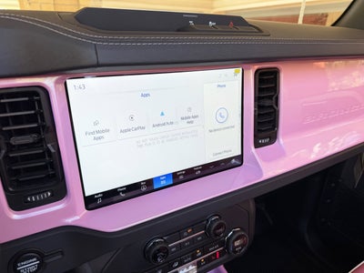 2025 Ford Bronco Pearl Pink Outer Banks Retro Hard Top Custom Lifted