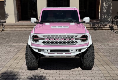 2025 Ford Bronco Pearl Pink Outer Banks Retro Hard Top Custom Lifted