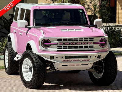2026 Ford Bronco Custom Pearl Pink Retro Outer Banks Hard Top