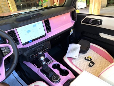 2026 Ford Bronco Custom Pearl Pink Retro Outer Banks Hard Top