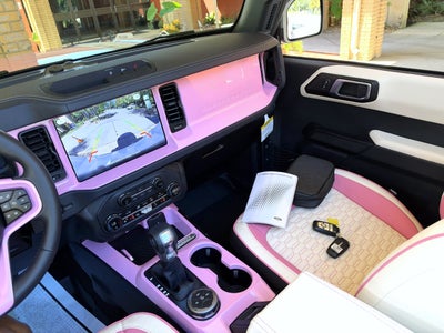 2026 Ford Bronco Custom Pearl Pink Retro Outer Banks Hard Top