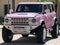2026 Ford Bronco Custom Pearl Pink Retro Outer Banks Hard Top