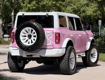 2026 Ford Bronco Custom Pearl Pink Retro Outer Banks Hard Top