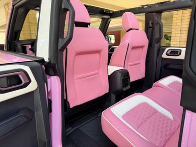 2025 Ford Bronco Pearl Pink Outer Banks Retro Hard Top Custom Lifted