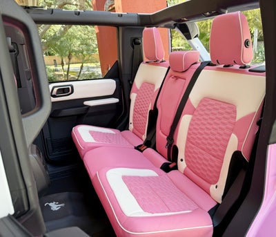 2025 Ford Bronco Pearl Pink Outer Banks Retro Hard Top Custom Lifted