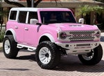 2025 Ford Bronco Pearl Pink Outer Banks Retro Hard Top Custom Lifted