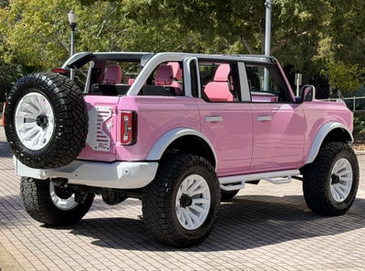2025 Ford Bronco Pearl Pink Outer Banks Retro Hard Top Custom Lifted