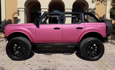 2025 Ford Bronco Matte Pink Custom Lifted Outer Banks