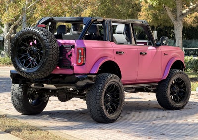2025 Ford Bronco Matte Pink Custom Lifted Outer Banks