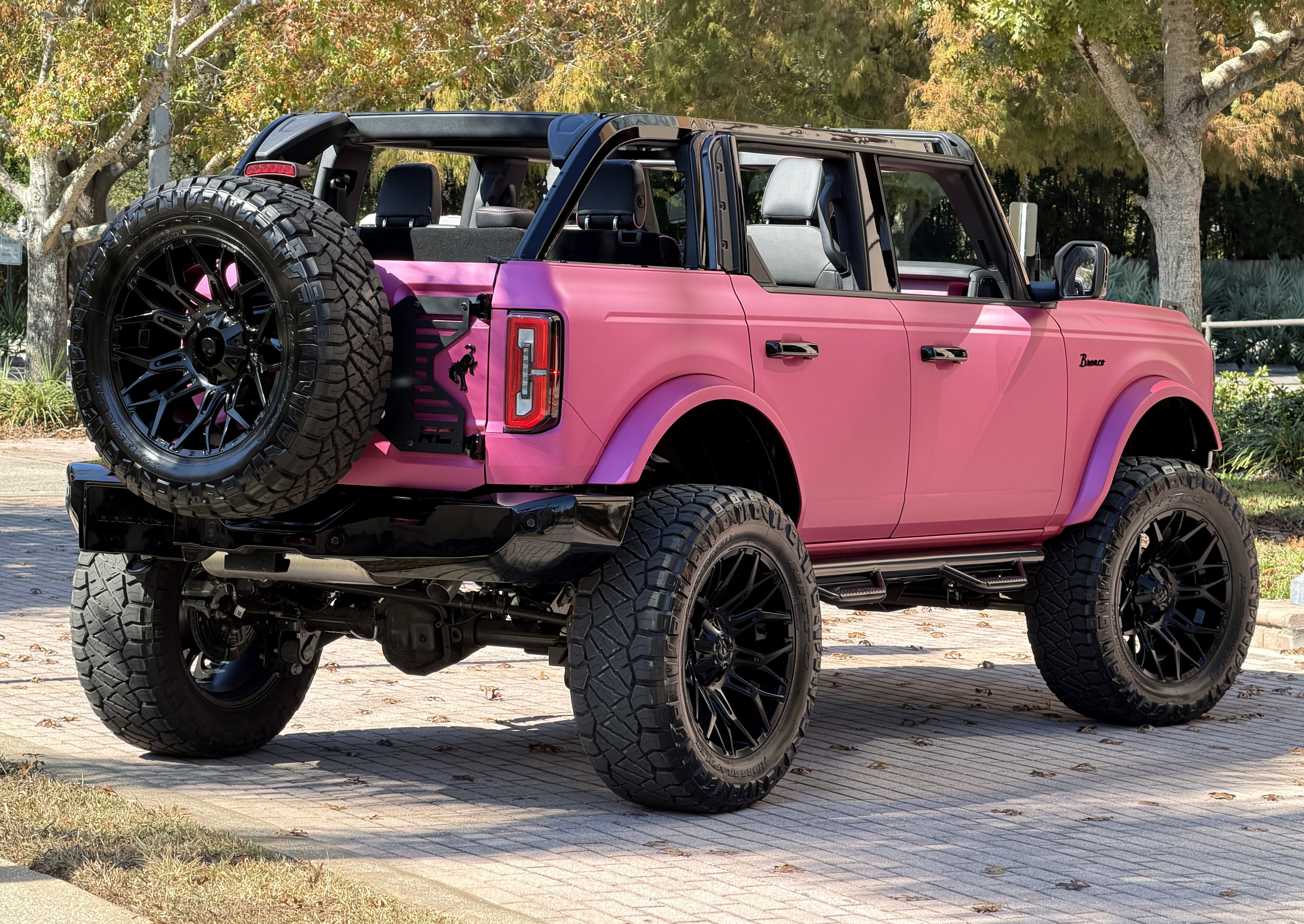 2025 Ford Bronco Matte Pink Custom Lifted Outer Banks