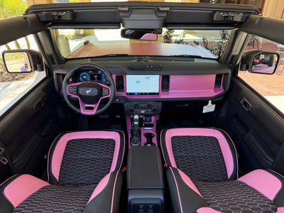2025 Ford Bronco Matte Pink Custom Lifted Outer Banks