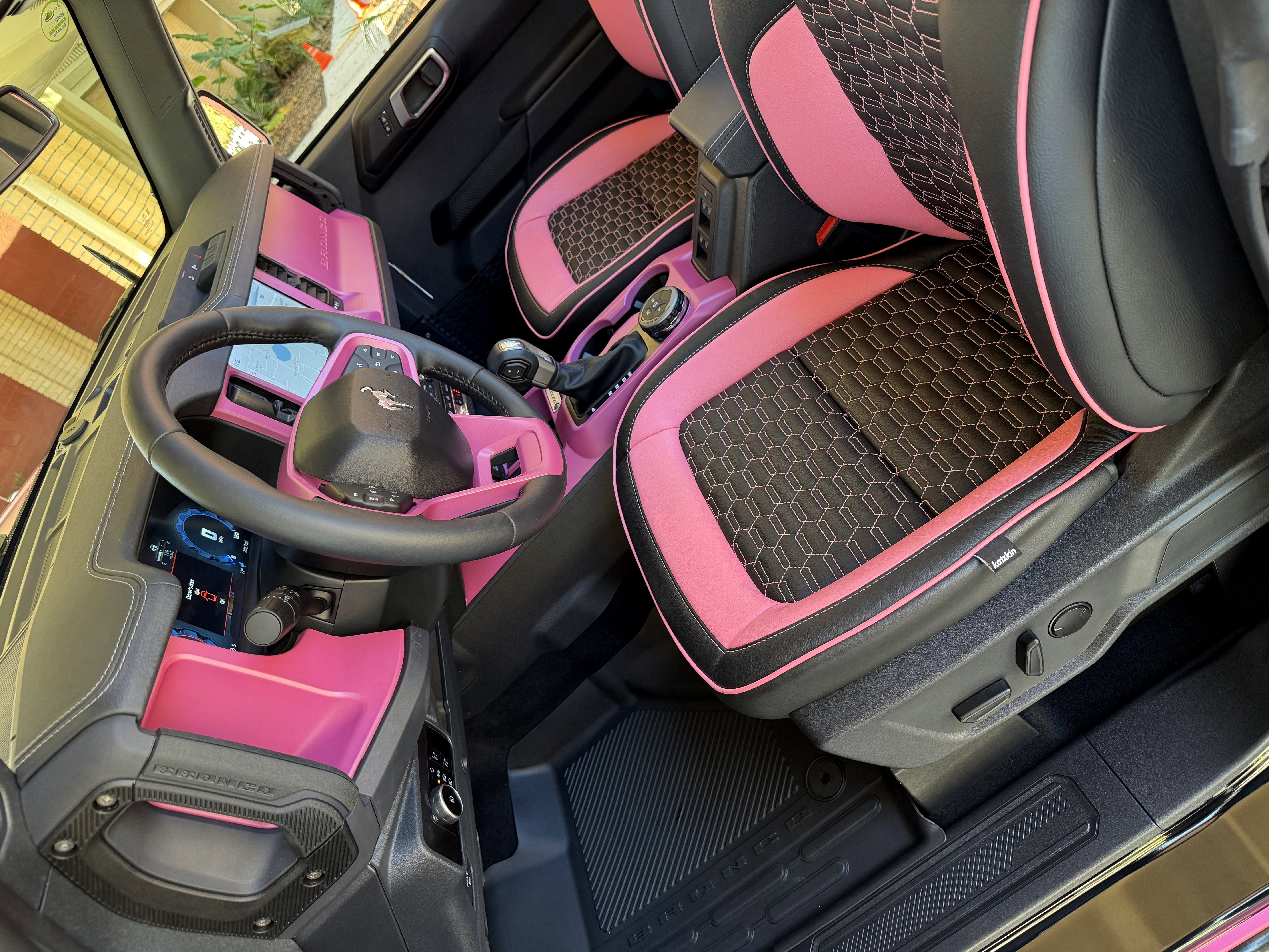 2025 Ford Bronco Matte Pink Custom Lifted Outer Banks