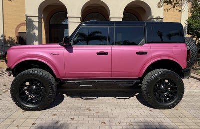 2025 Ford Bronco Matte Pink Custom Lifted Outer Banks