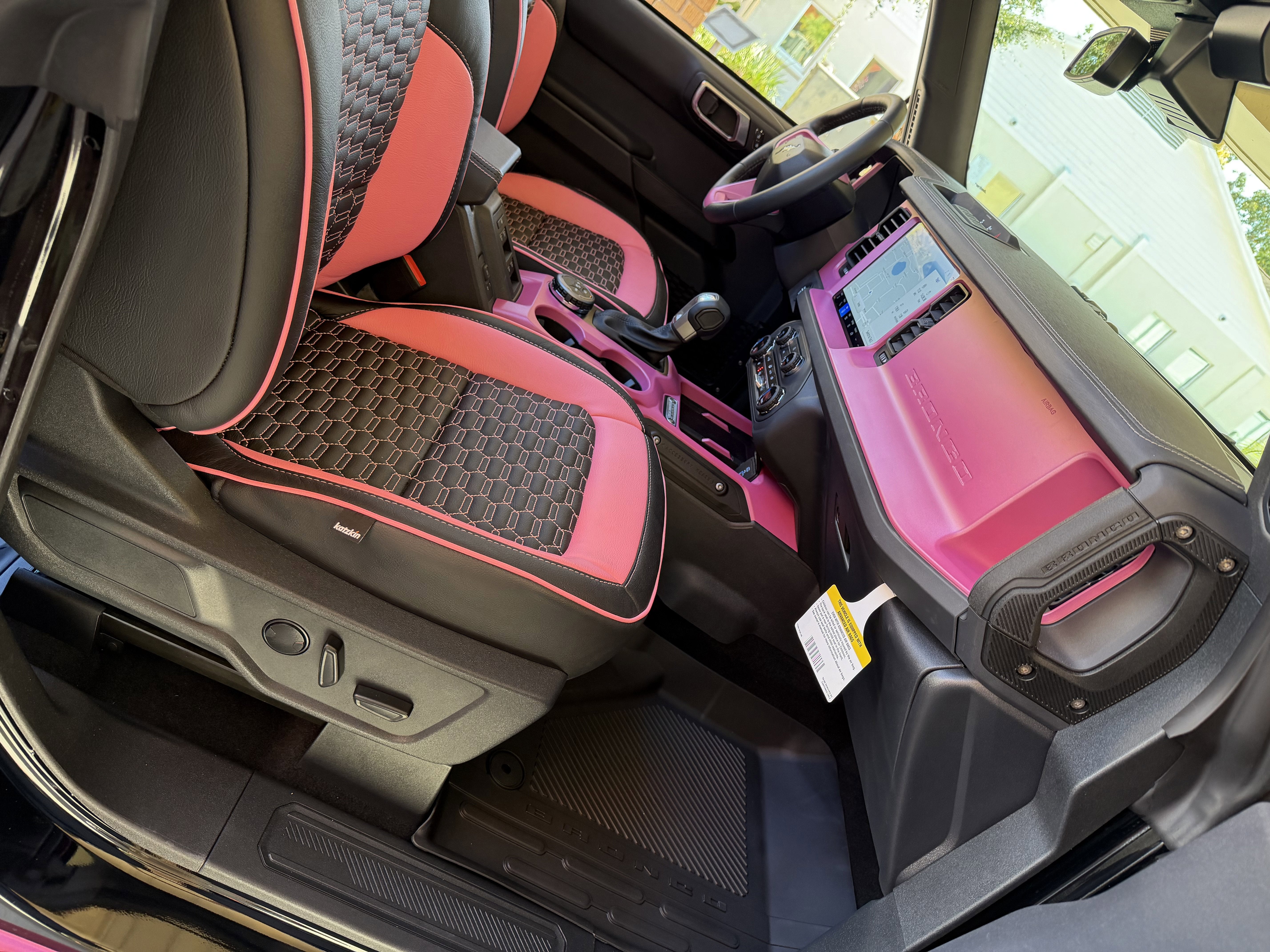 2025 Ford Bronco Matte Pink Custom Lifted Outer Banks