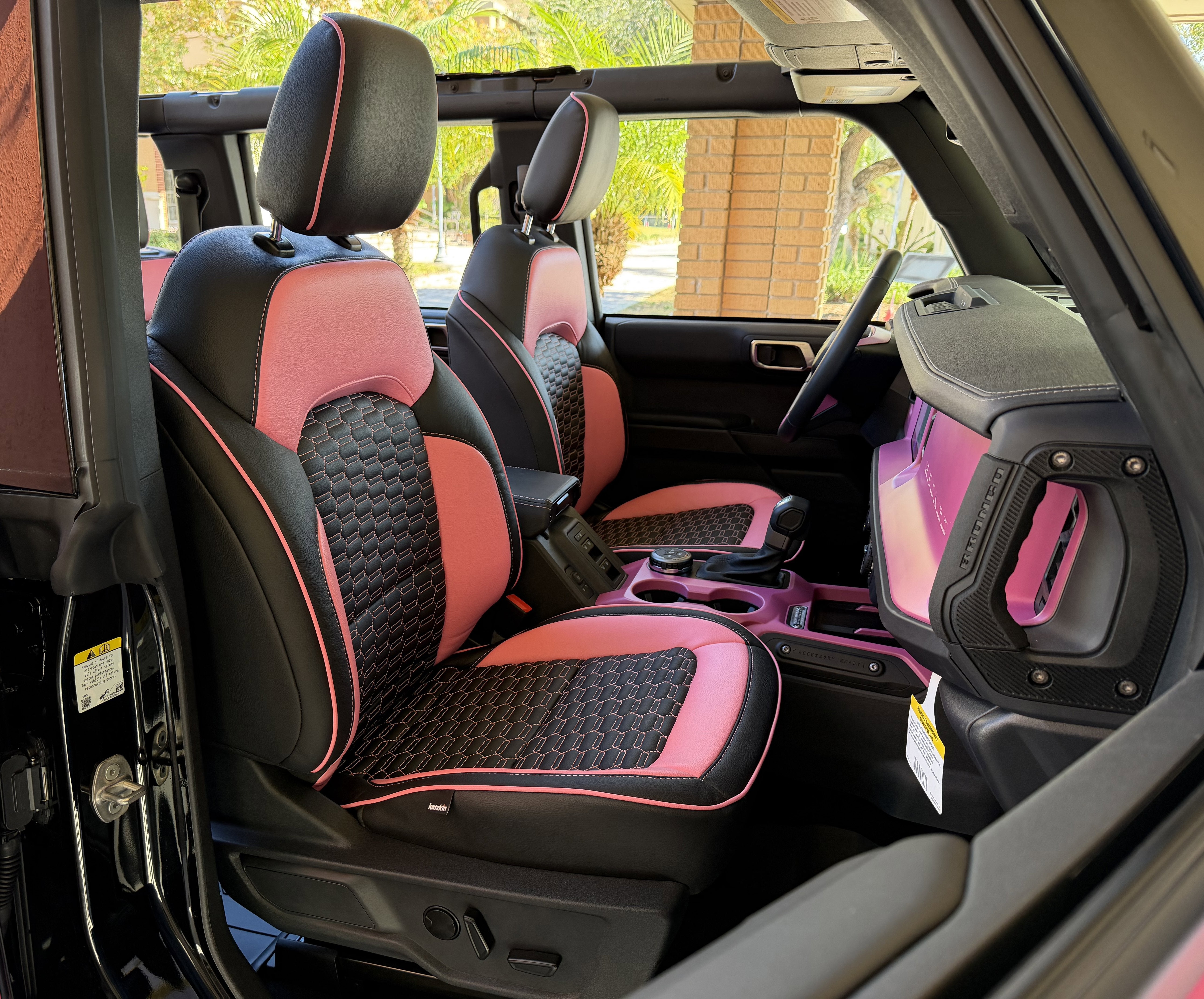 2025 Ford Bronco Matte Pink Custom Lifted Outer Banks