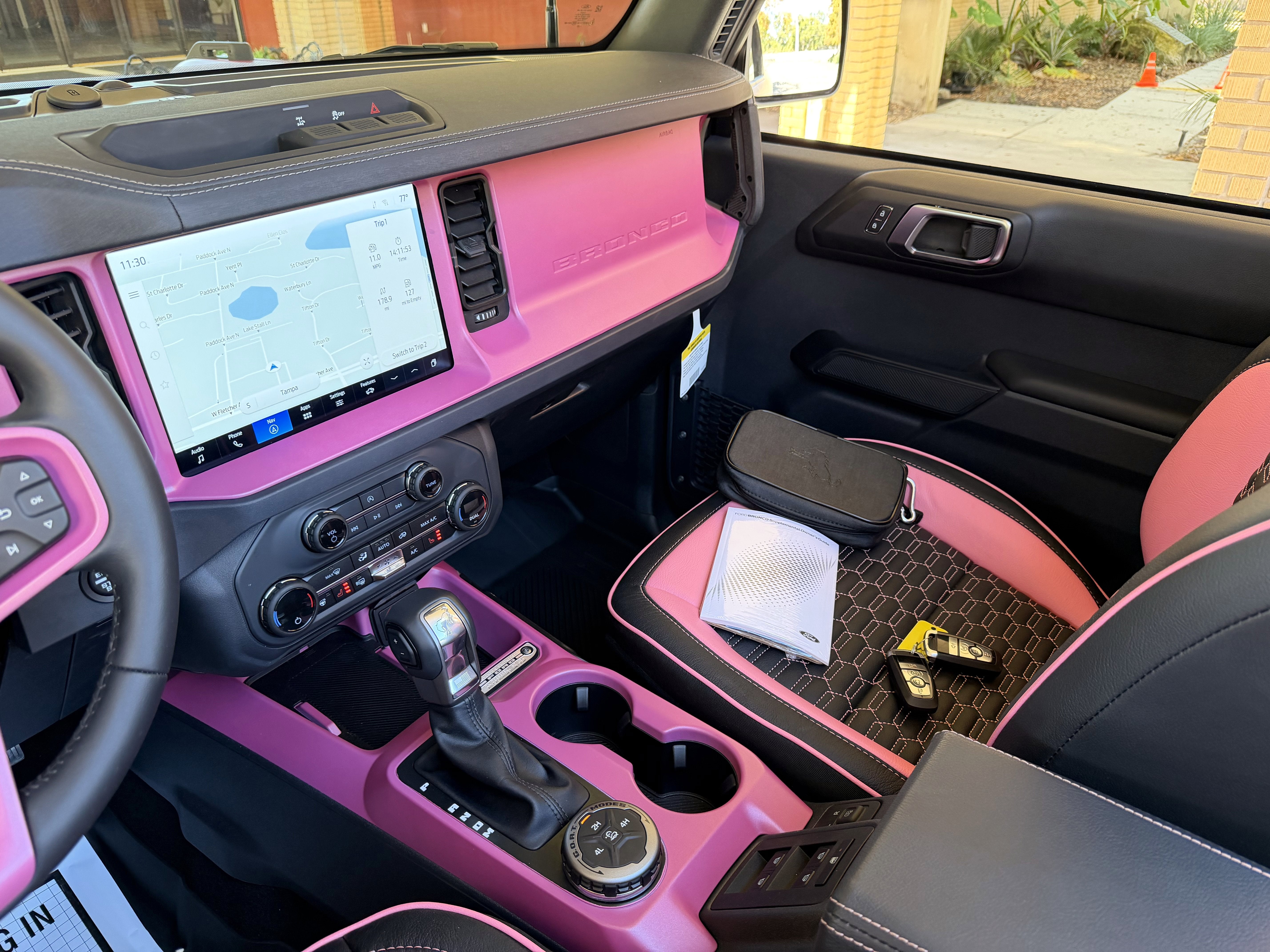 2025 Ford Bronco Matte Pink Custom Lifted Outer Banks