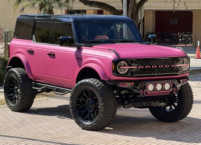 2025 Ford Bronco Matte Pink Custom Lifted Outer Banks
