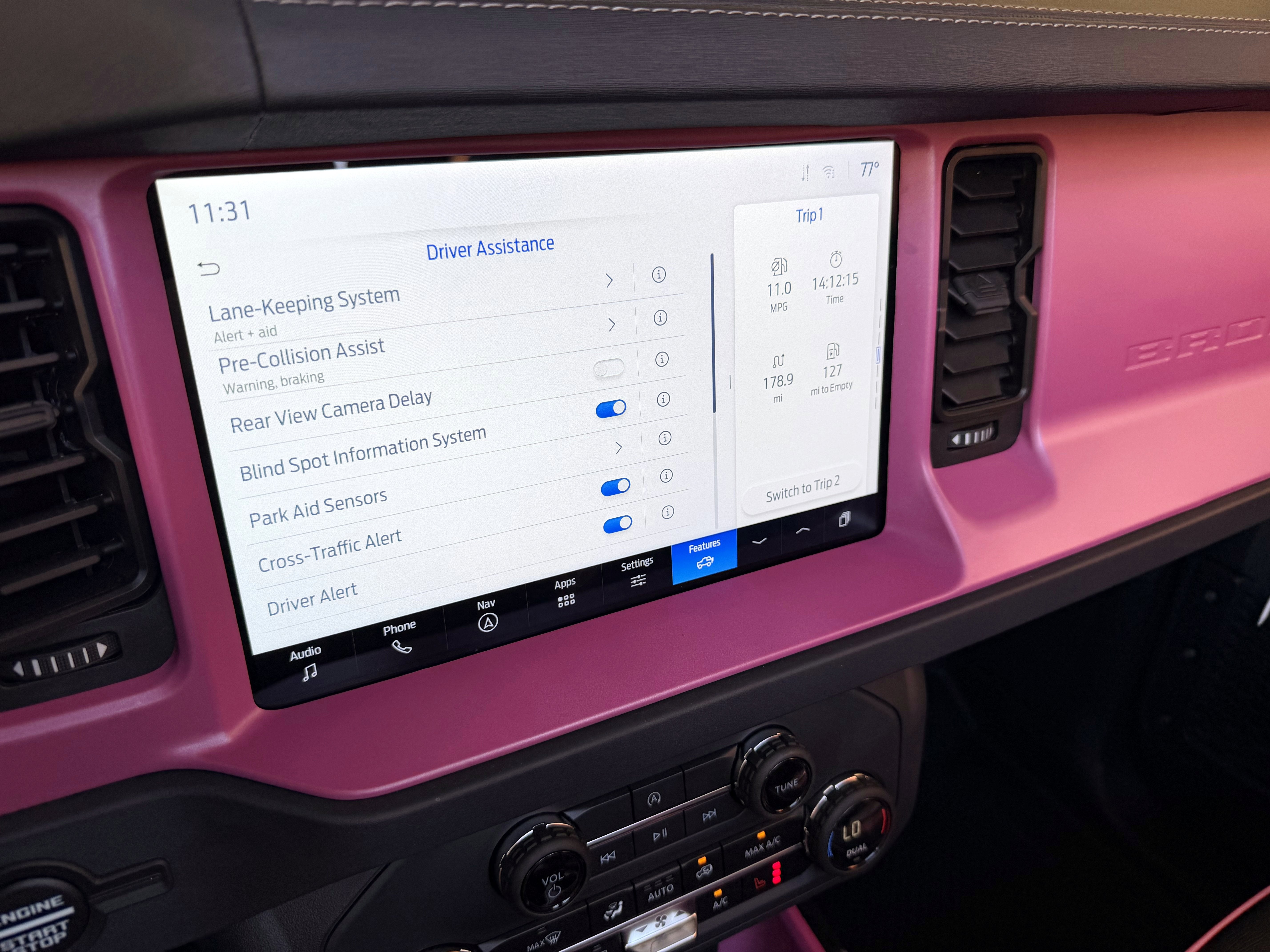 2025 Ford Bronco Matte Pink Custom Lifted Outer Banks