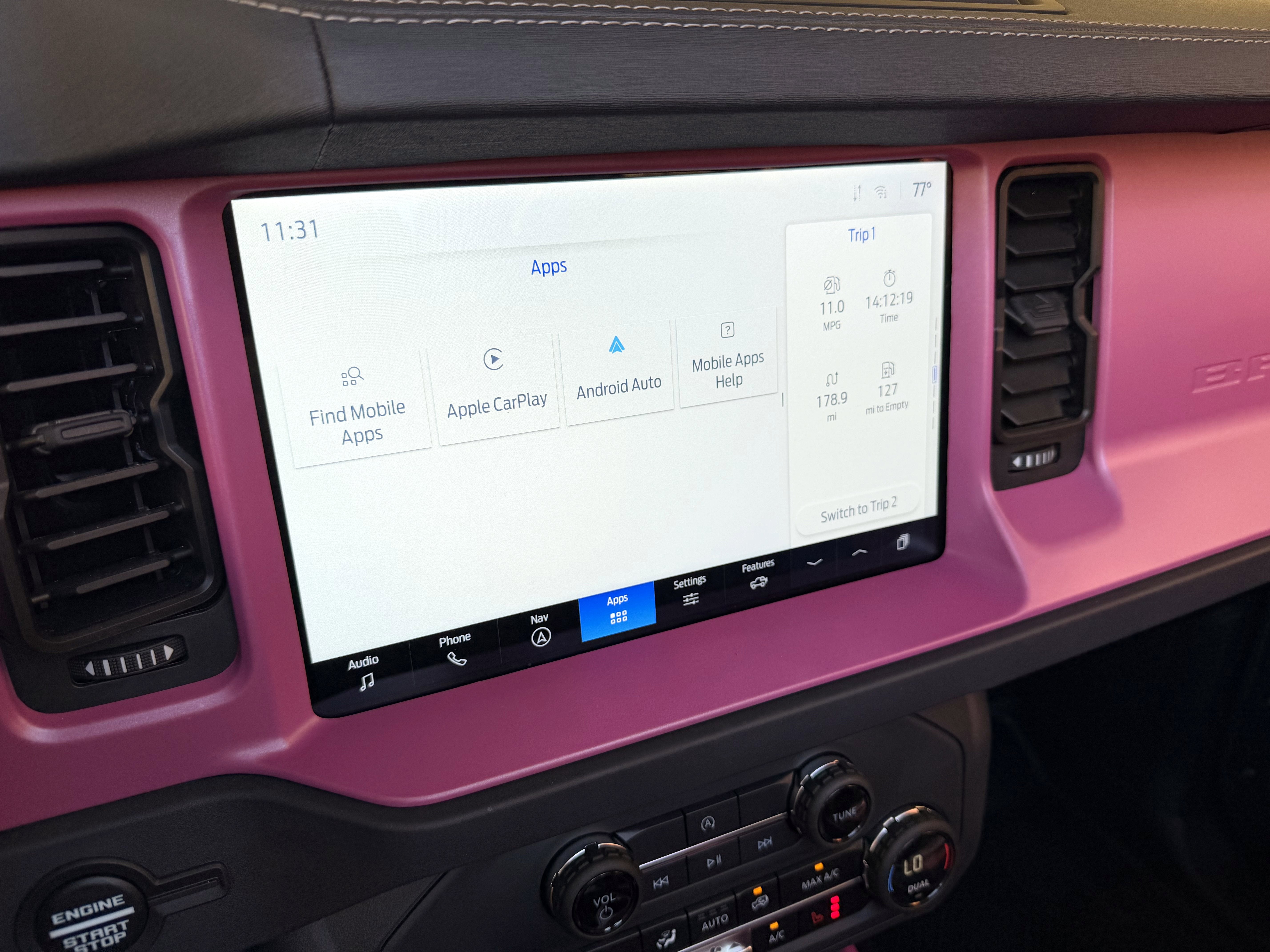 2025 Ford Bronco Matte Pink Custom Lifted Outer Banks