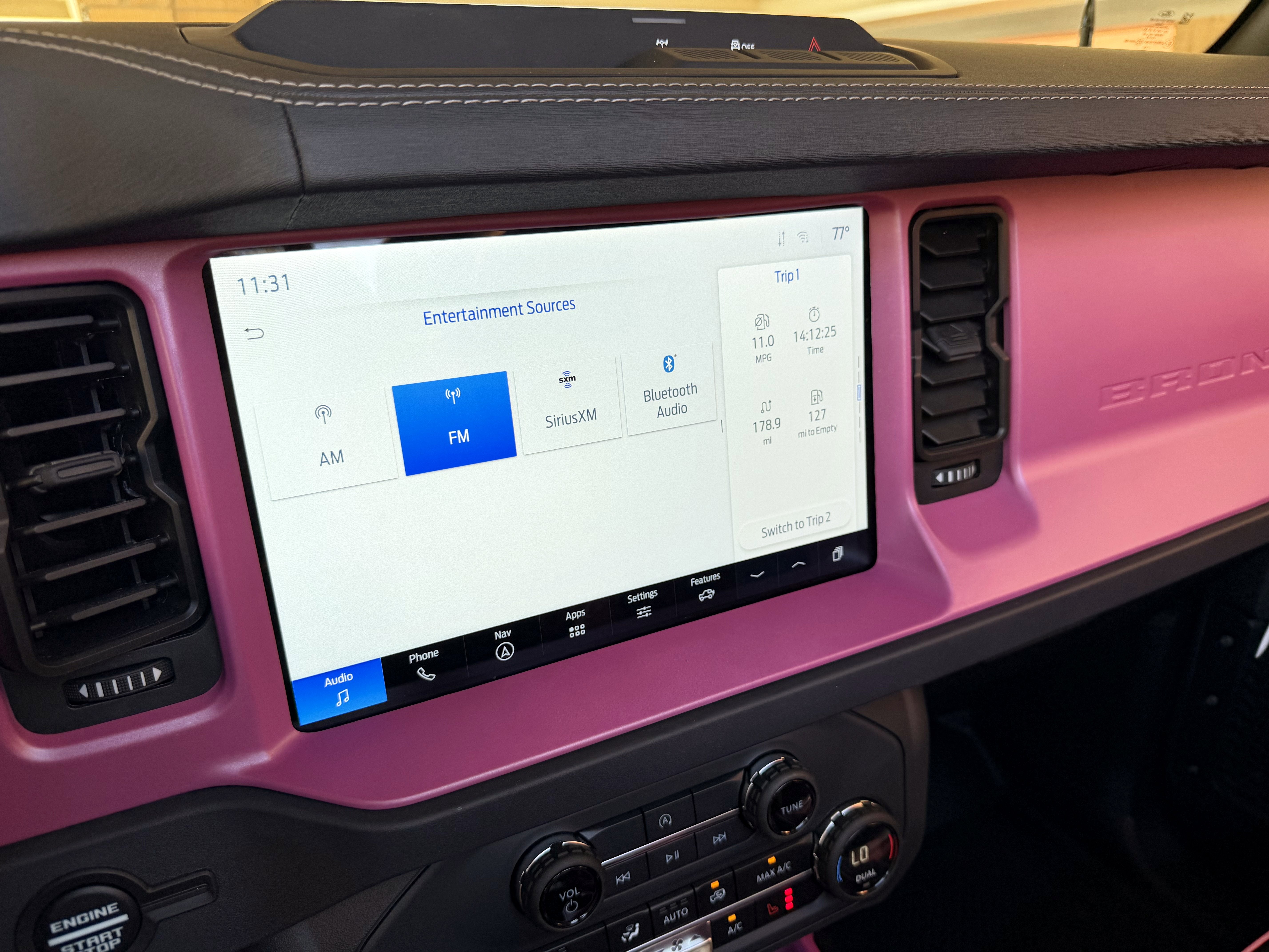 2025 Ford Bronco Matte Pink Custom Lifted Outer Banks