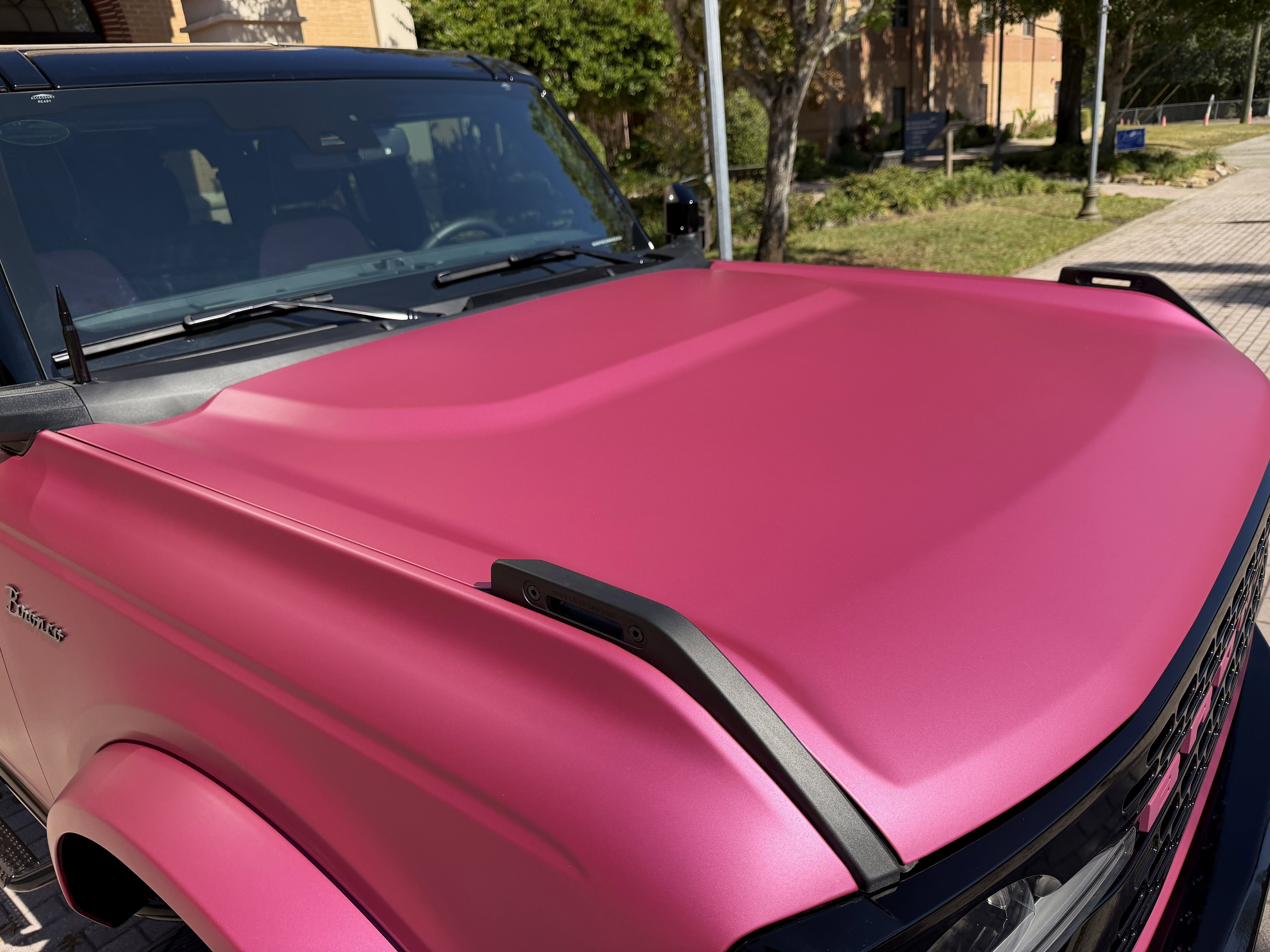 2025 Ford Bronco Matte Pink Custom Lifted Outer Banks