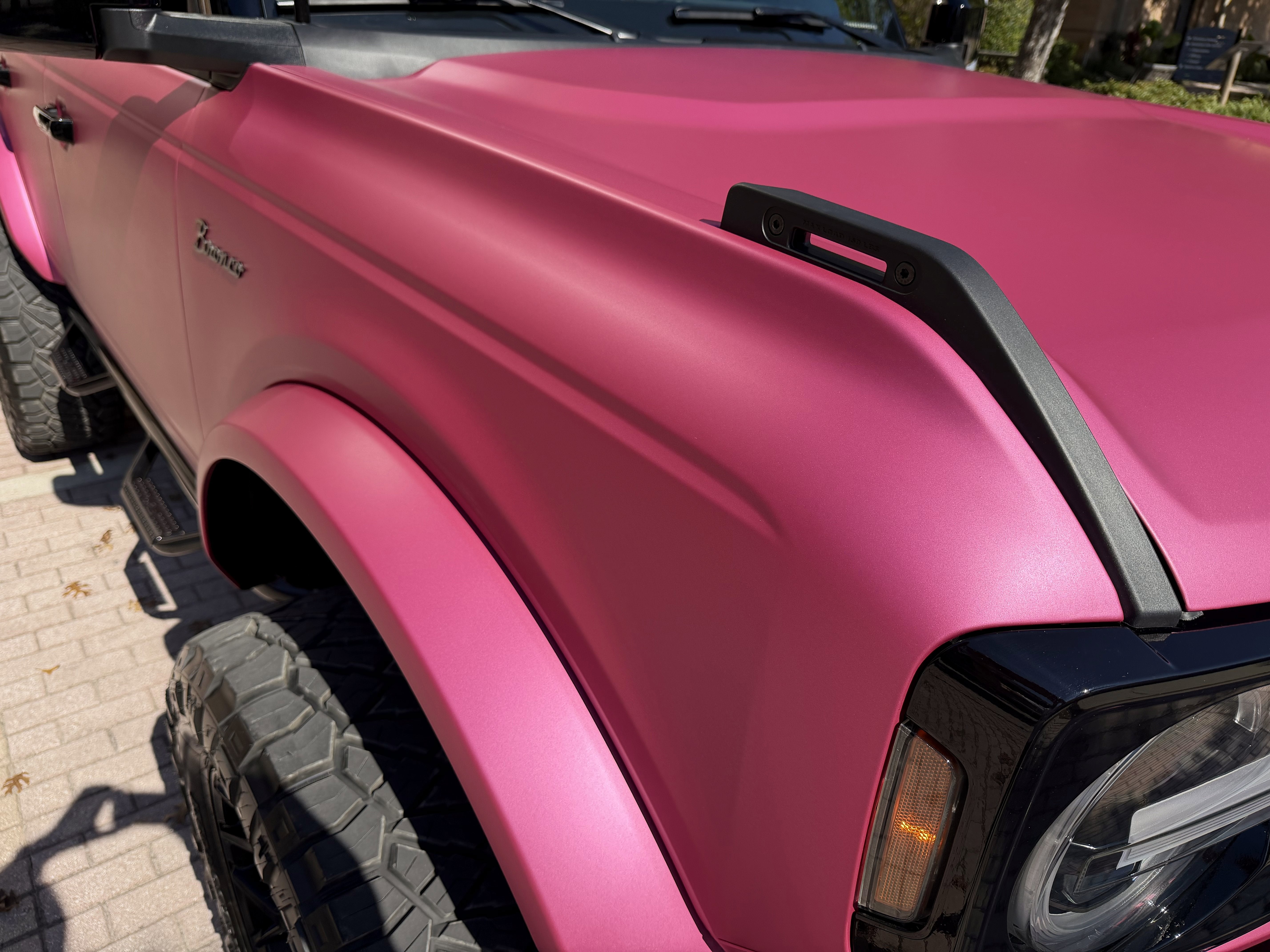 2025 Ford Bronco Matte Pink Custom Lifted Outer Banks