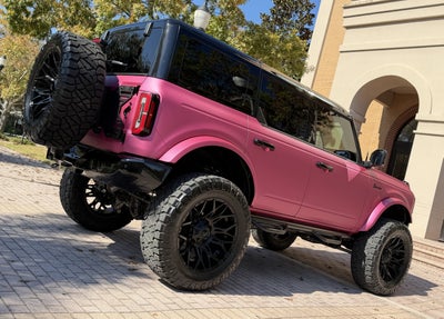2025 Ford Bronco Matte Pink Custom Lifted Outer Banks