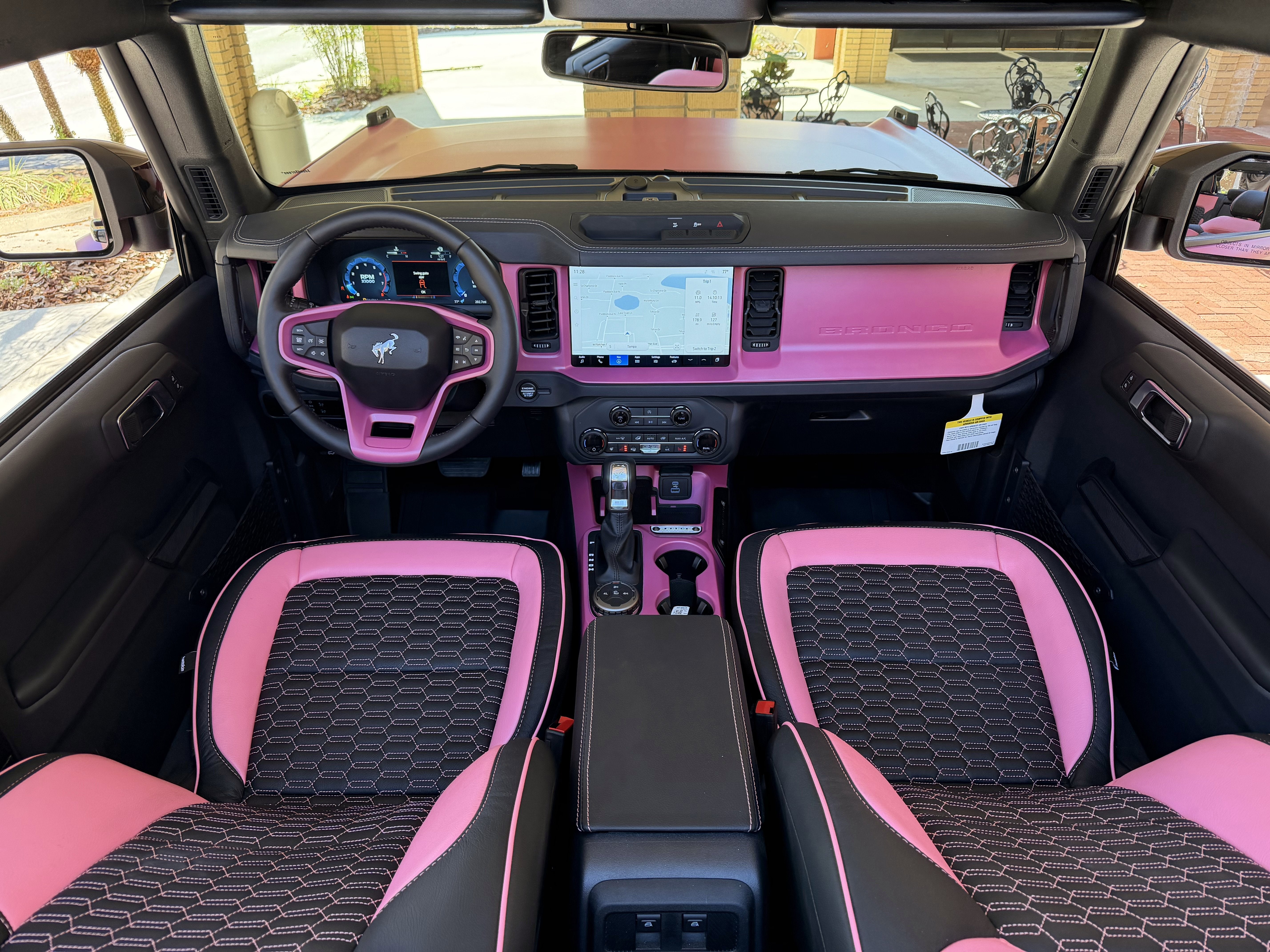 2025 Ford Bronco Matte Pink Custom Lifted Outer Banks