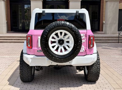 2025 Ford Bronco Custom Pearl Pink Paint Retro Outer Banks Hard Top Outer Banks