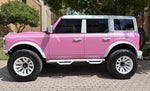 2025 Ford Bronco Custom Pearl Pink Paint Retro Outer Banks Hard Top Outer Banks