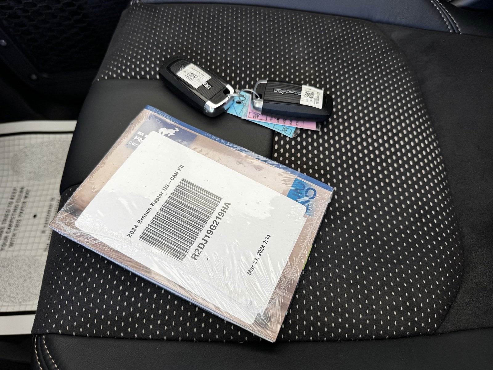 2024 Ford Bronco Raptor Luxury Package