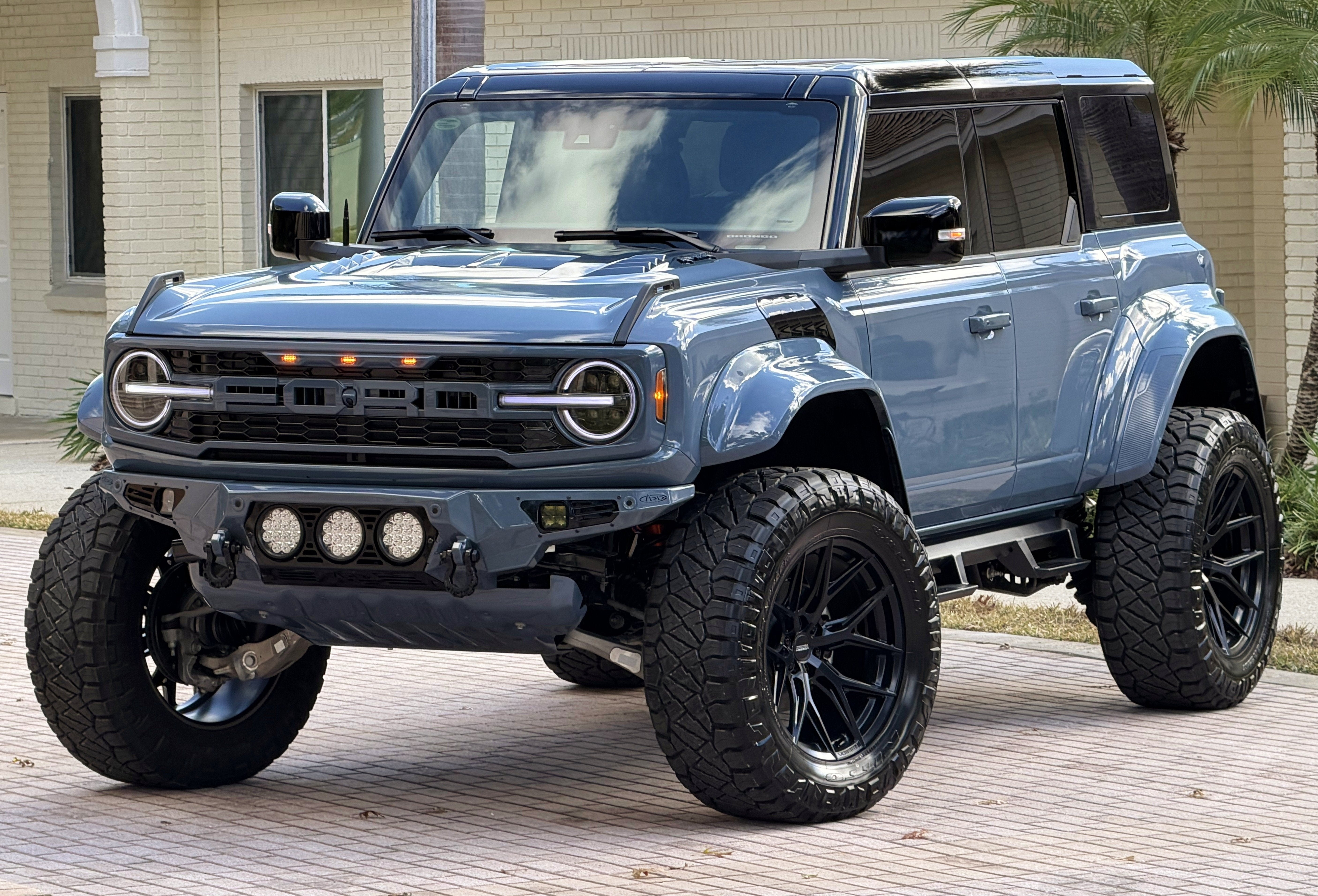 2025 Ford Bronco Raptor Black Appearance Luxury Package Custom Lifted