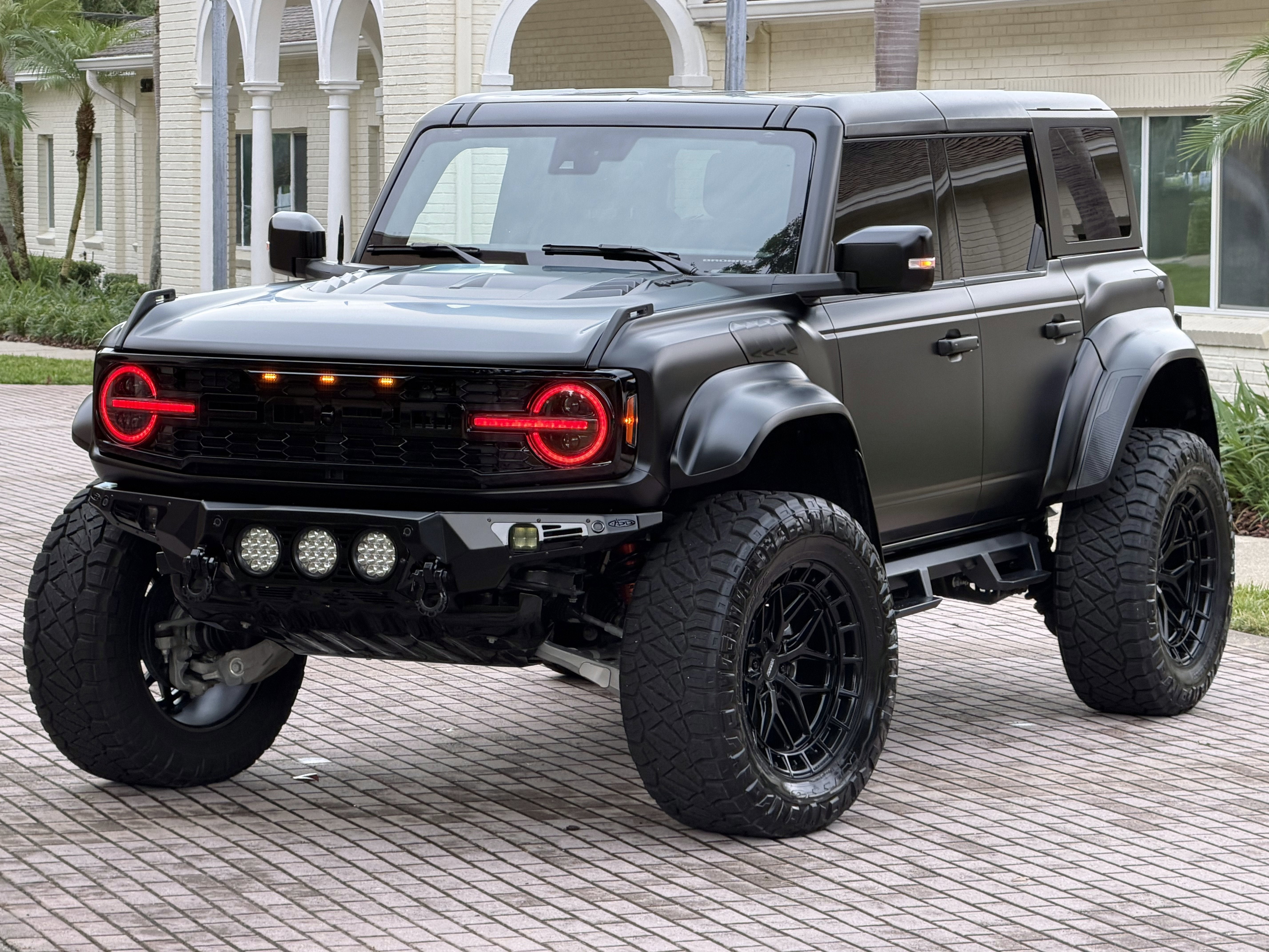 2024 Ford Bronco Raptor Matte Black Luxury Package Custom Lifted