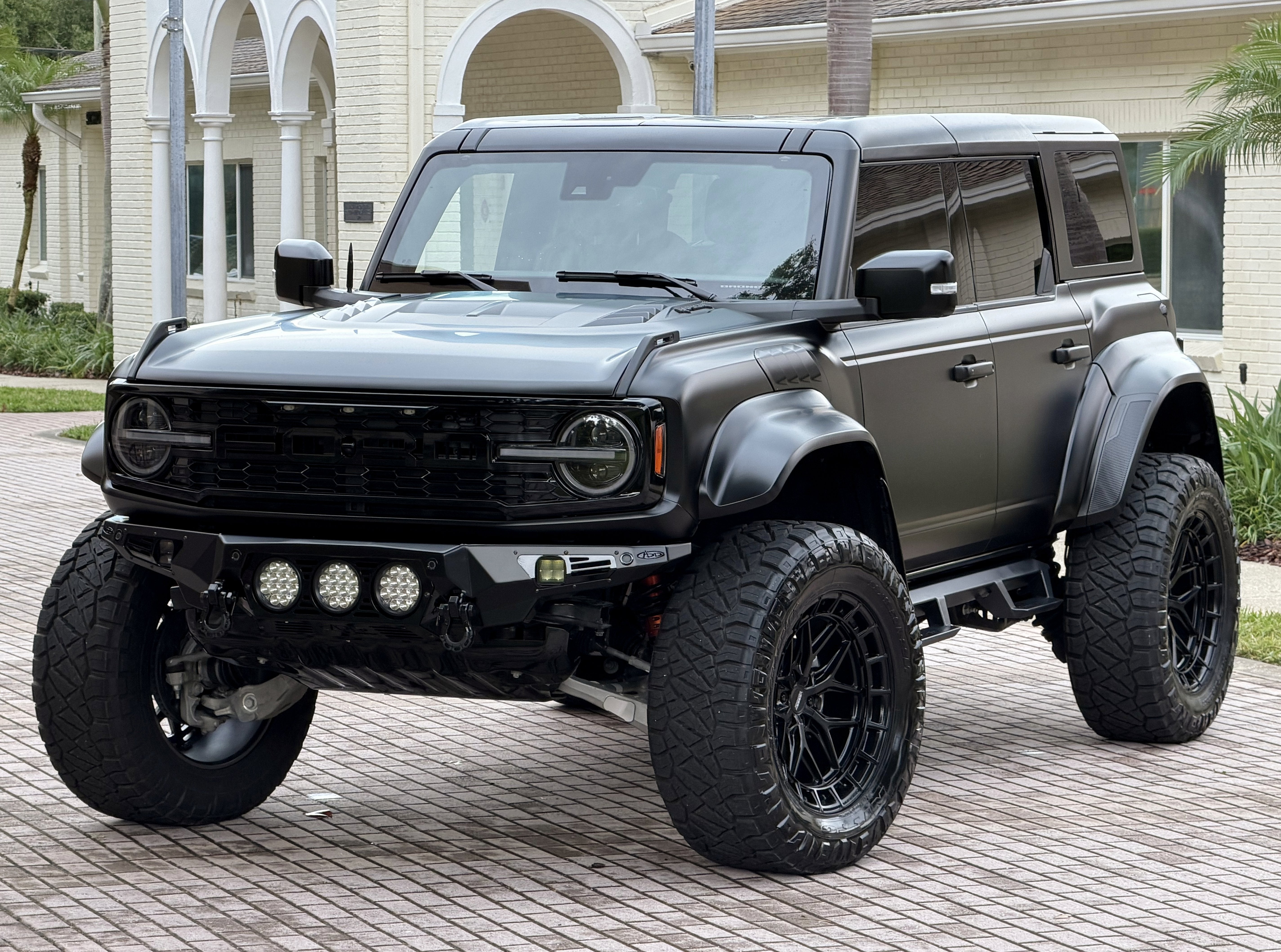 2024 Ford Bronco Raptor Matte Black Luxury Package Custom Lifted