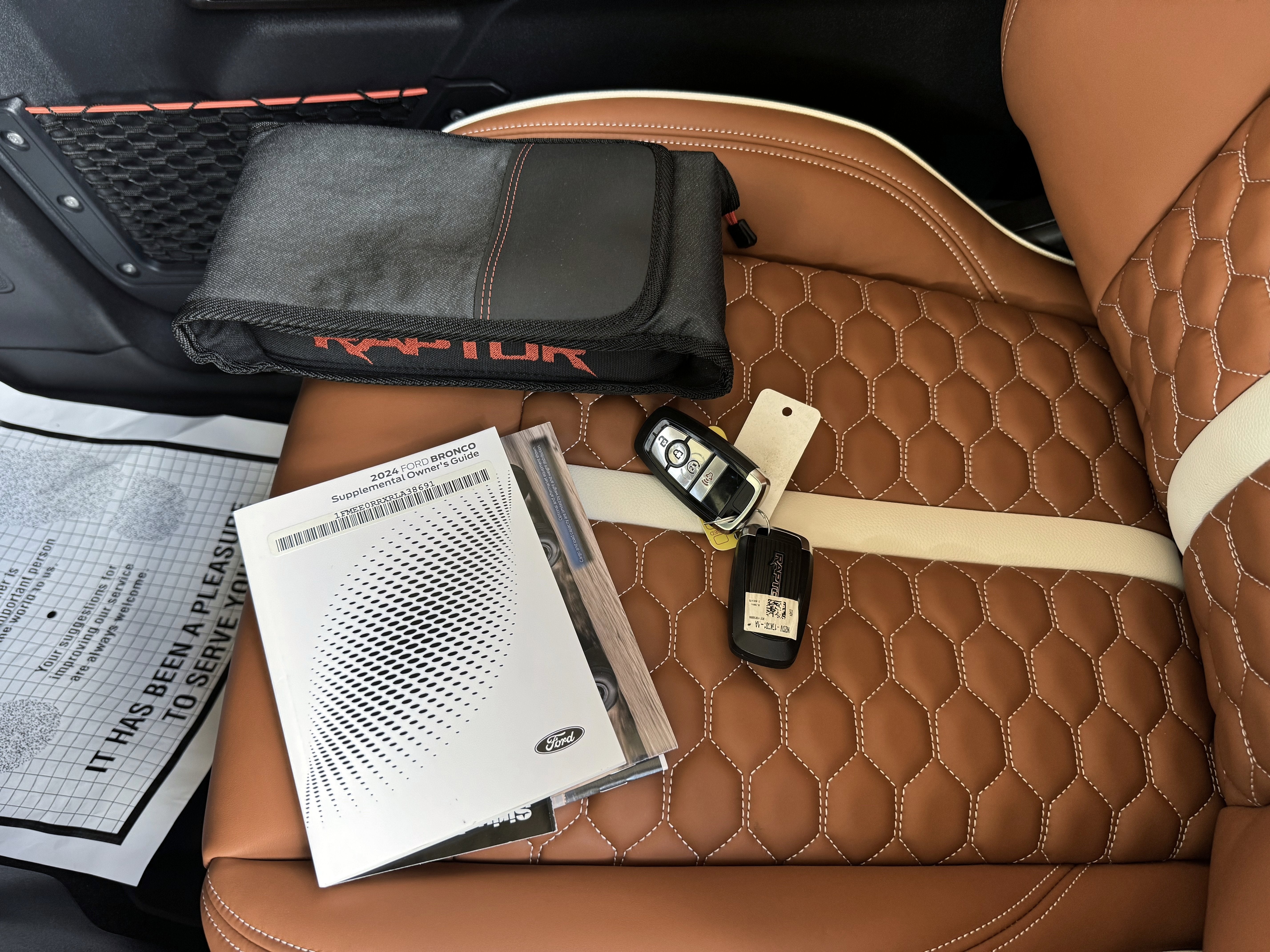 2024 Ford Bronco Raptor Black Appearance Luxury Package Custom Lifted