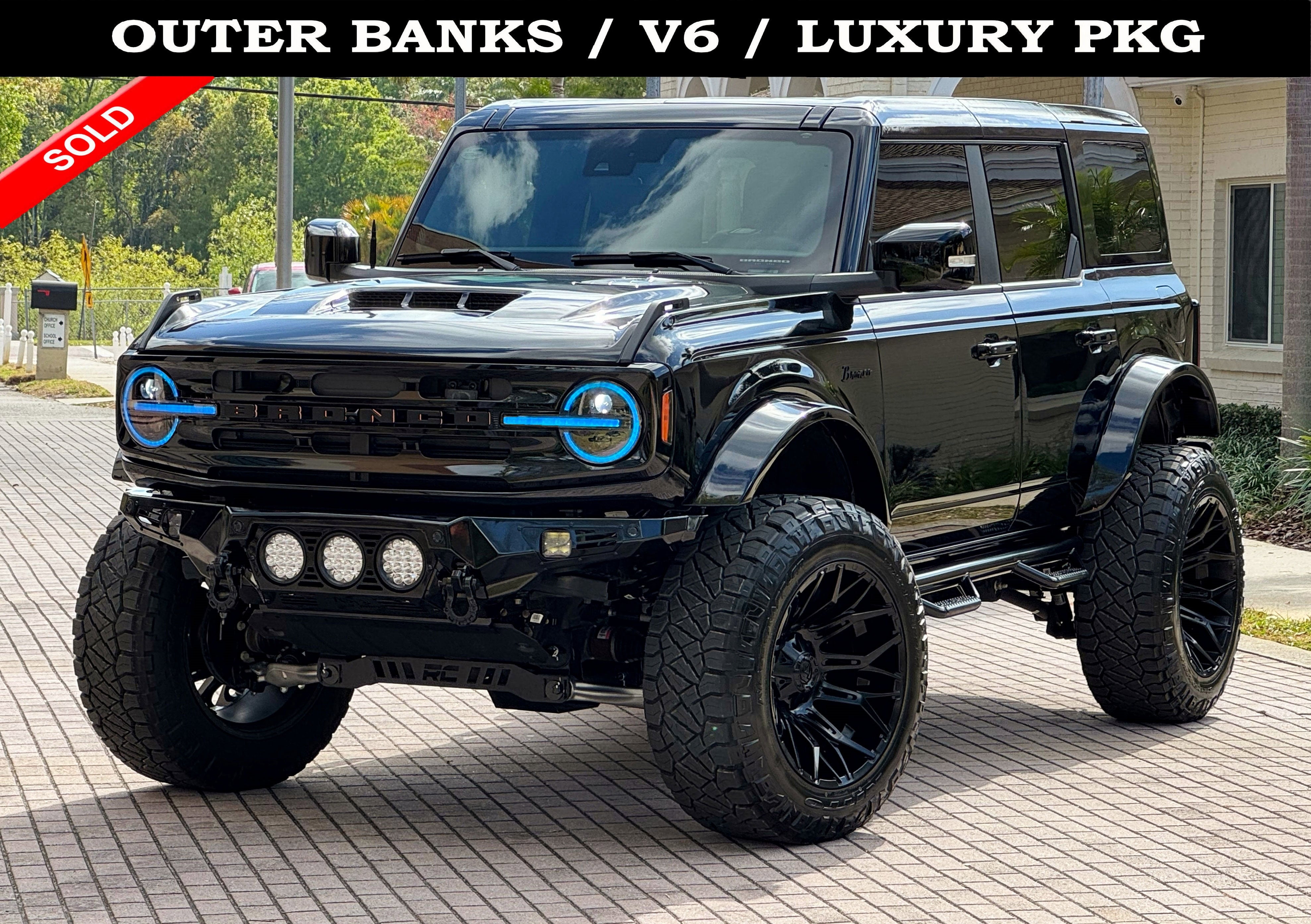 2024 Ford Bronco Outer Banks V6 Luxury Pkg Hard Top Custom Lifted