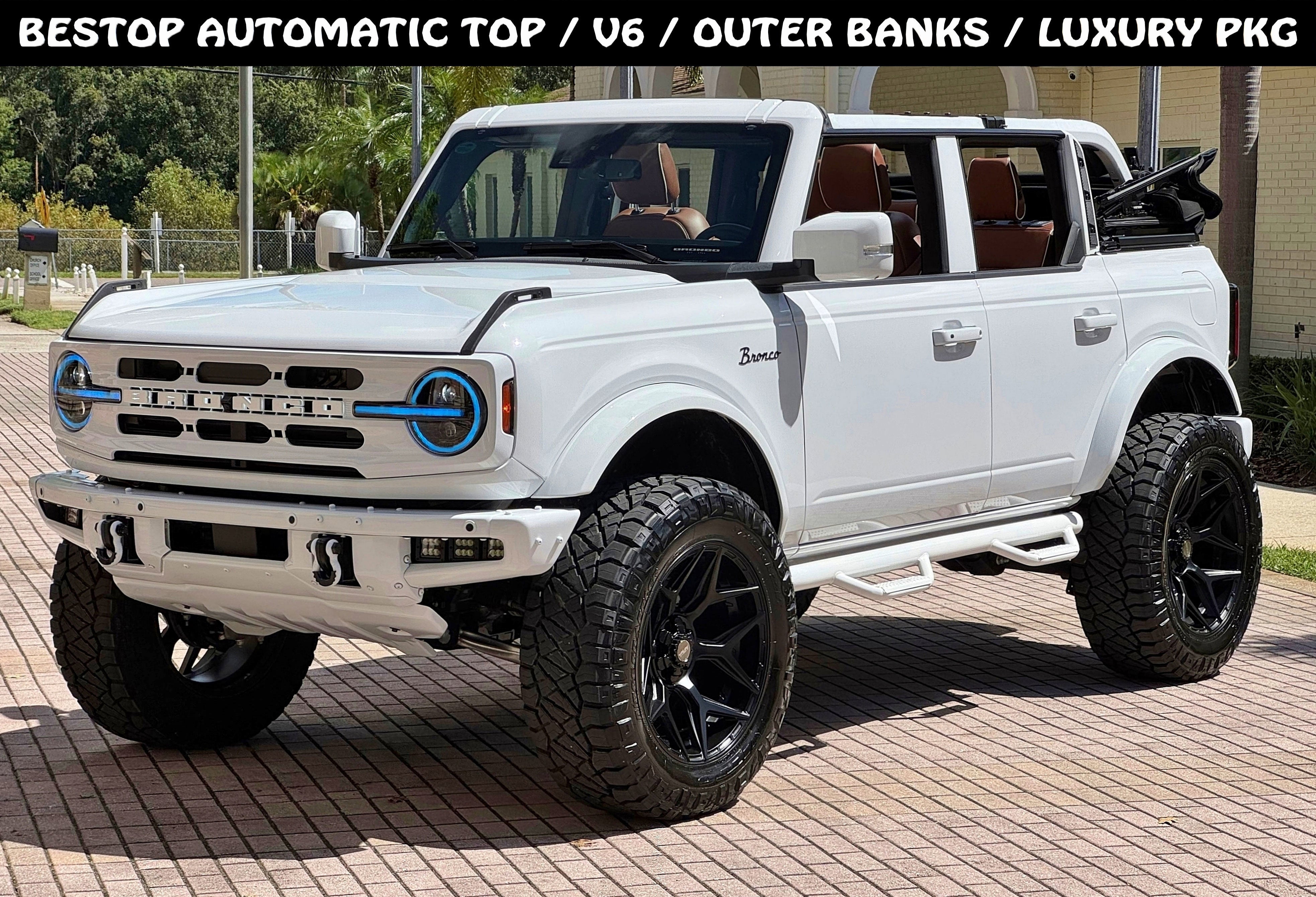 2024 Ford Bronco Outer Banks V6 BESTOP POWER TOP Luxury Package Custom Lifted
