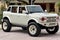 2025 Ford Bronco V6 Wimbledon White Retro Outer Banks Luxury Pkg Custom Lifted