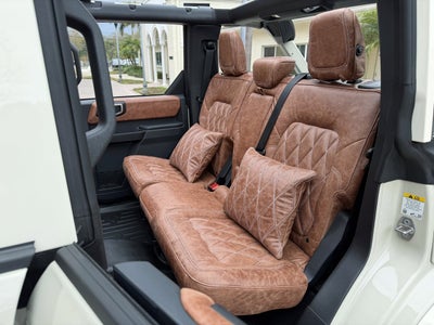 2025 Ford Bronco V6 Wimbledon White Retro Outer Banks Luxury Pkg Custom Lifted