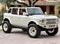 2025 Ford Bronco V6 Wimbledon White Retro Outer Banks Luxury Pkg Custom Lifted