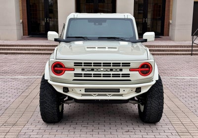 2025 Ford Bronco V6 Wimbledon White Retro Outer Banks Luxury Pkg Custom Lifted