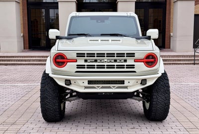 2025 Ford Bronco V6 Wimbledon White Retro Outer Banks Luxury Pkg Custom Lifted