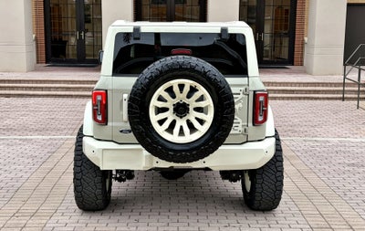 2025 Ford Bronco V6 Wimbledon White Retro Outer Banks Luxury Pkg Custom Lifted