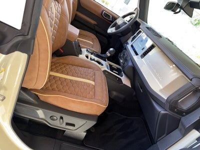 2026 Ford Bronco V6 Wimbledon White Retro Outer Banks Luxury Pkg Custom Lifted